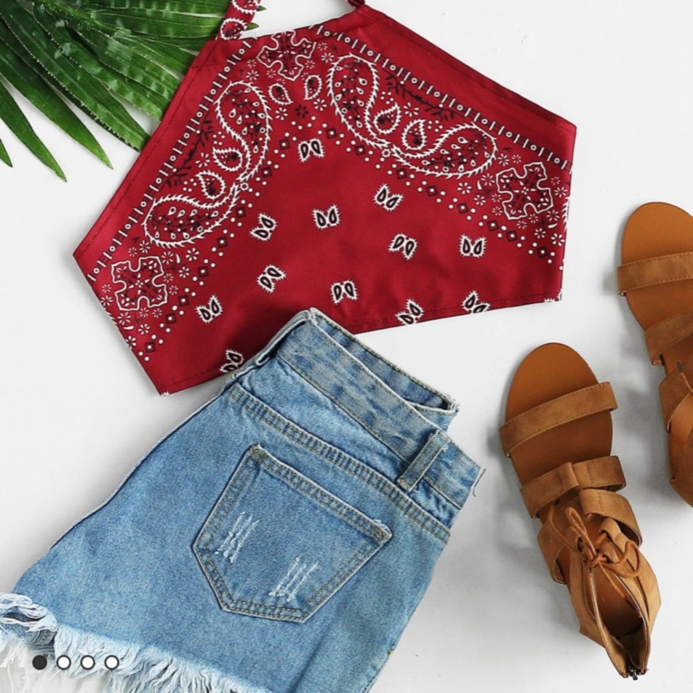 Bandana Crop Top